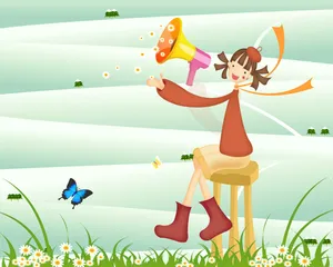 矢量节日女孩 第一辑第1张