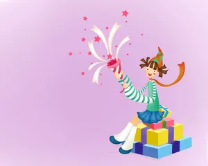 矢量节日女孩 第一辑_10