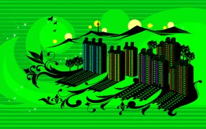 矢量花纹城市 第二辑_11