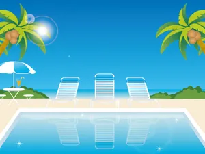 矢量夏日海滩 第一辑第1张