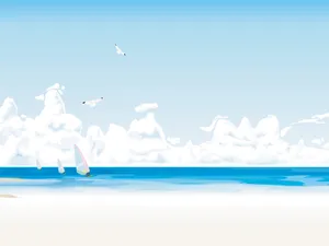 矢量夏日海滩 第一辑_4