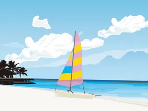 矢量夏日海滩 第一辑_10