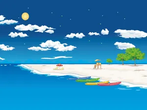 矢量夏日海滩 第一辑_16