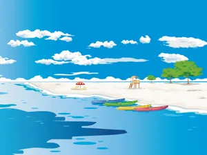矢量夏日海滩 第一辑_17