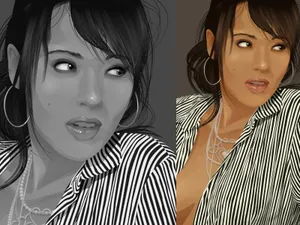 矢量女性插画 第四辑_8