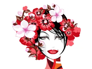 矢量女性插画 第三辑_9