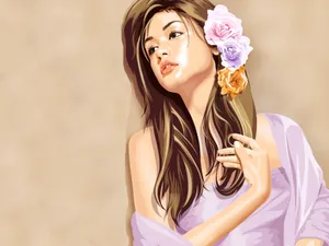 矢量女性插画 第三辑_17