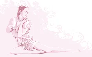 矢量女性插画 第一辑_5