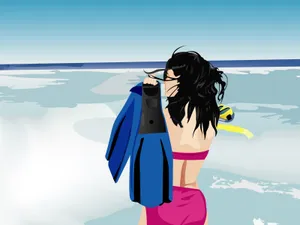 矢量海滩女孩 第一辑_3