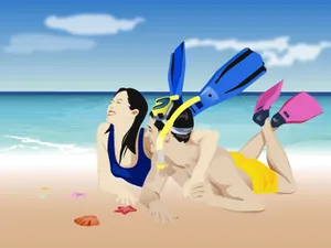 矢量海滩女孩 第一辑_5