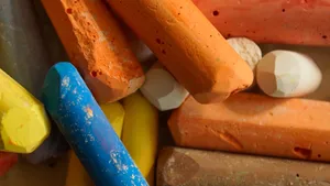 高清彩色粉笔图片_1