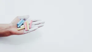 高清彩色粉笔图片_8