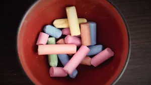 高清彩色粉笔图片_9