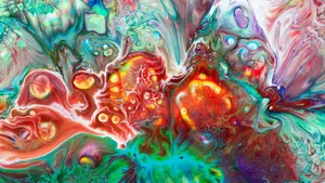 色彩鲜艳的抽象画图片_7