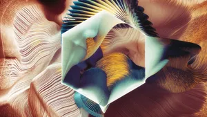 多彩层次的几何图形壁纸_10