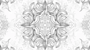 素色花纹背景图片_6