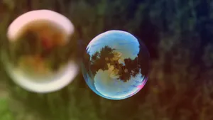 好看的彩色泡泡图片_12