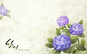 浪漫简约花朵信纸壁纸_6