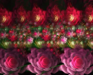 梦幻3D抽象花朵炫彩壁纸_20