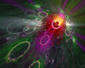 梦幻3D抽象花朵炫彩壁纸_22