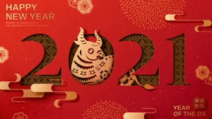 2021牛年封面素材图片_7