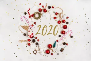 2020年数字新年壁纸