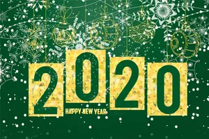 2020年数字新年壁纸_8