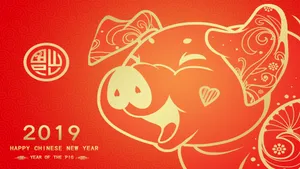 2019年猪年新年图片壁纸_2