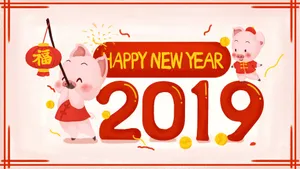 2019年猪年新年图片壁纸_5