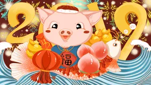 2019年猪年新年图片壁纸_6