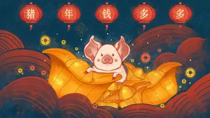 2019年猪年新年图片壁纸_8