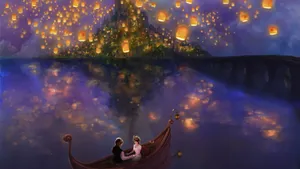 节日放飞孔明灯图片_6