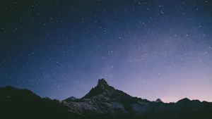 满天星星的星空图片_10