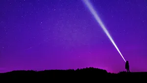 满天星星的星空图片_11
