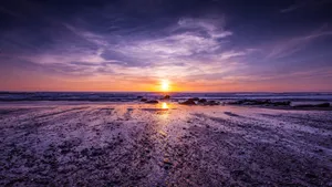唯美海滩风景图片大全_6