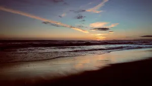 唯美海滩风景图片大全_9