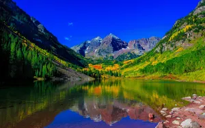 山水湖泊图片大全_3