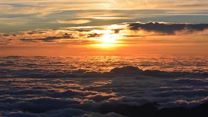 静谧的夕阳落日图片_11