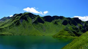 高清绿色风景图片_7
