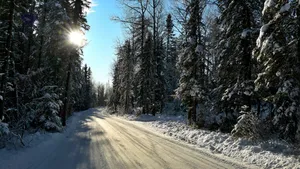 魁北克冬季雪景图片_7