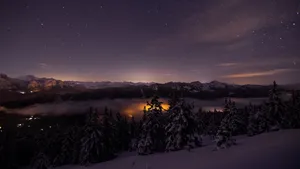 美丽的夜空星空图片_4