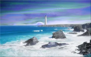 梦幻风景3D渲染壁纸_17