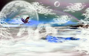梦幻风景3D渲染壁纸_20