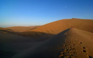敦煌鸣沙山风景壁纸_3