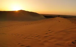 敦煌鸣沙山风景壁纸_4