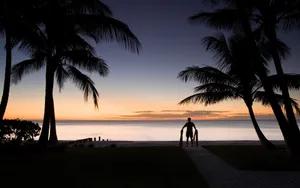 沙滩美景桌面壁纸_8