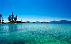 美国太浩湖风景壁纸_4