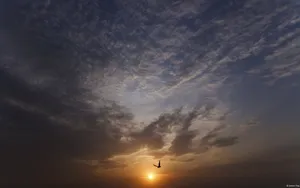 炫丽多彩的天空云彩壁纸_12