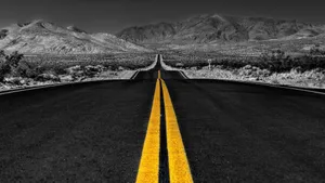 沿途道路风光桌面壁纸_3