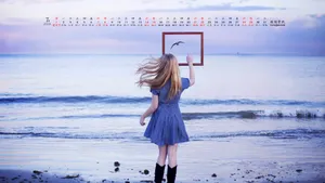 2018年7月日历桌面壁纸_8
